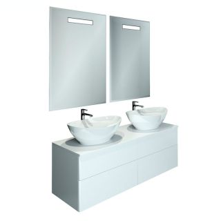 Тумба с раковиной Orange Otto Ot-130TuMDF+G56 белый